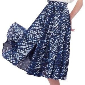 NWT Diane Von Furstenberg Ruby Tie-dye Tiger Skirt - Sz 2